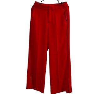 Banana Republic Red wide leg pants size 2